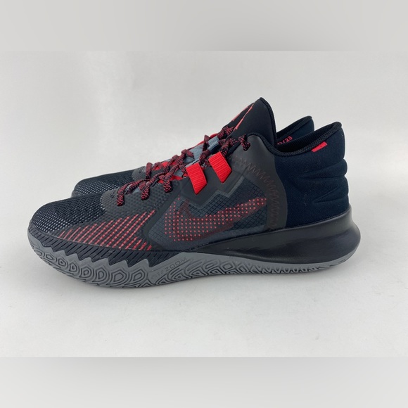 Nike Flytrap 5 Bred Men's Basketball Shoes Sneakers Black Red CZ4100 003 - Picture 8 of 11